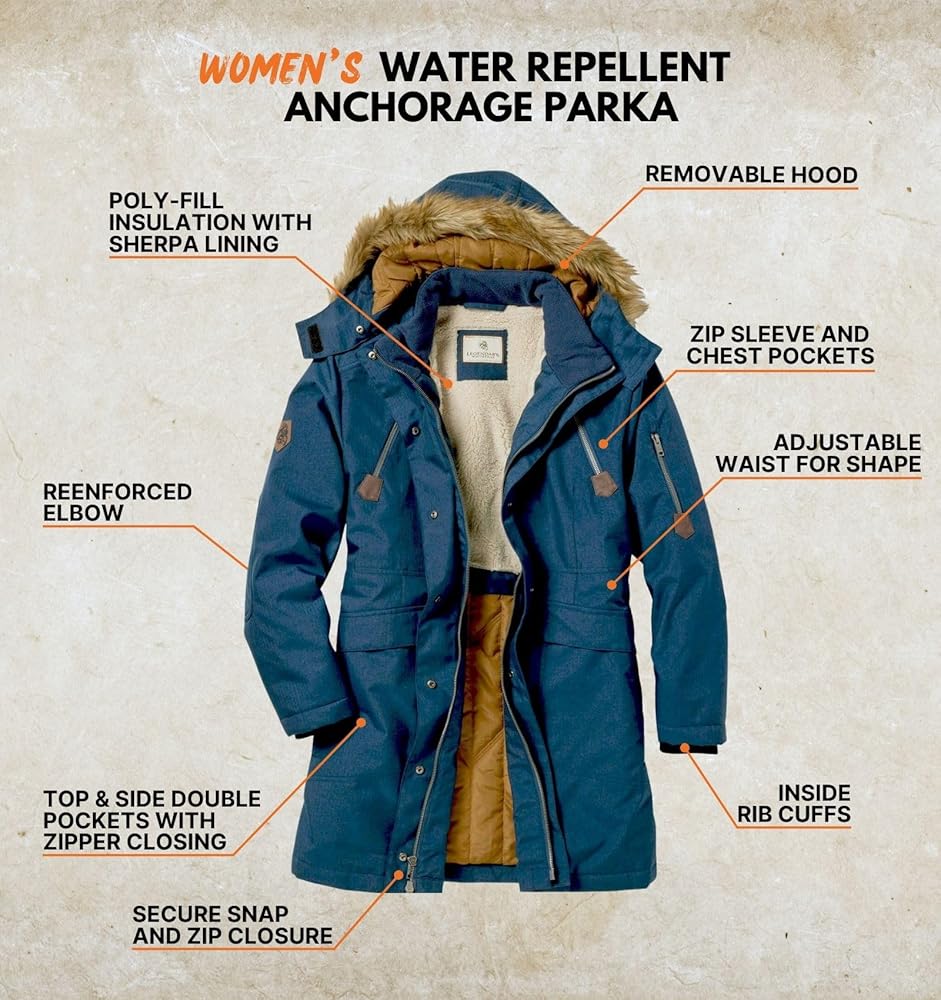 Amazon.com: Legendary Whitetails Womens Parka Winter Coat with